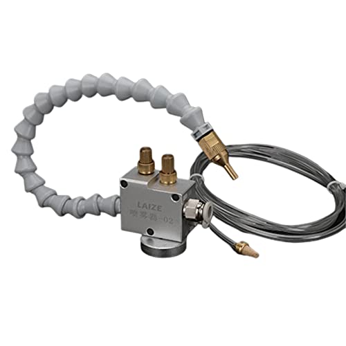 Haoyull Metal Cutting Engraving Cooling Sprayer Machine Coolant Lubrication Spray System for 8mm/0.31'' Air Pipe