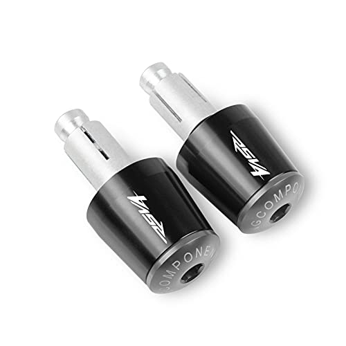 Poignées de guidon pour Aprilia RSV4 anti-vibration et embouts alu