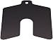 PVC (Polyvinyl Chloride) Slotted Shim, Black, 0.0125