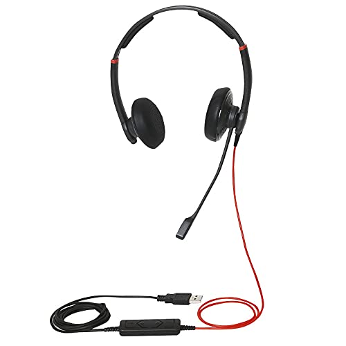 FLEX Redline R4 USB Headset Duo - PC/MAC Stereo Office/Home Office/Call Center Cuffie Binaural