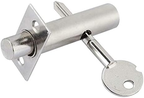 TOOLSTAR Door Rack Bolts,60mm Doors and Windows Security Mortise Rack Bolt with Key Providing Enhanced Protection at Home and in The Workplace(1 PCS)