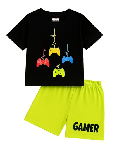 Image of Kuchipoo Boys Regular Fit Cotton T-Shirts and Shorts Set