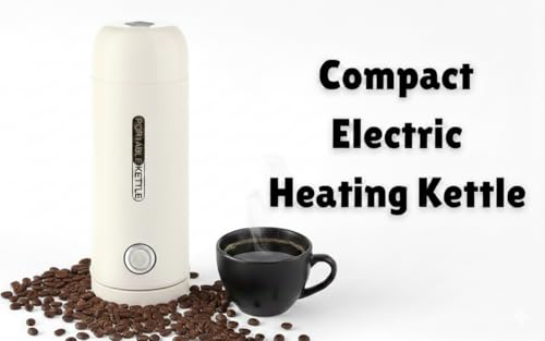 Image of NEEPRA Portable Electric Kettle 400ml | Mini Travel Water Boiler | Stainless Steel Inner | Fast Heating | Auto Shut-Off | Leak-Proof Lid | Ideal for Travel, Office & Home (Portable)