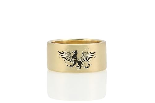 Bague griffon en or gravée au design mythique et finitions haut de gamme