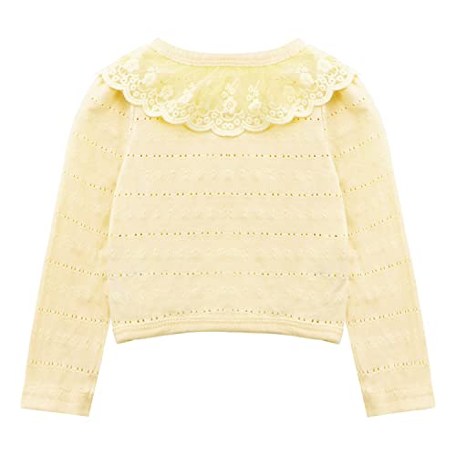 Mud Kingdom Little Girls Long Sleeve Bolero Shrug Lace Short Cardigan4