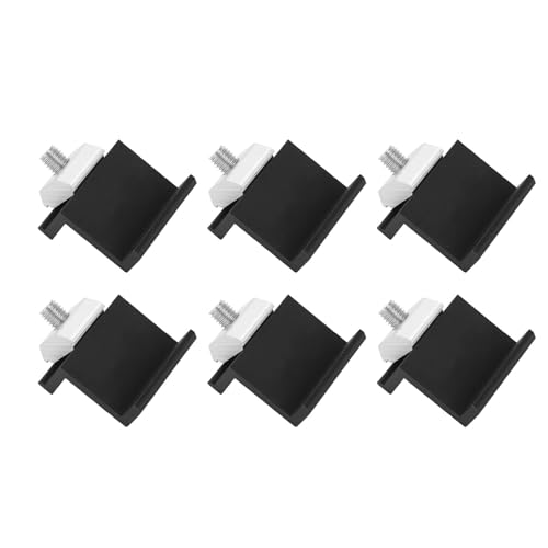 Braçadeira de Extremidade de Painel Solar Fotovoltaico de Liga de Alumínio de 12 Unidades Braçadeira