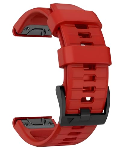 Bracelet silicone 22 mm étanche pour montre Garmin Forerunner 965 et Epix 47 mm