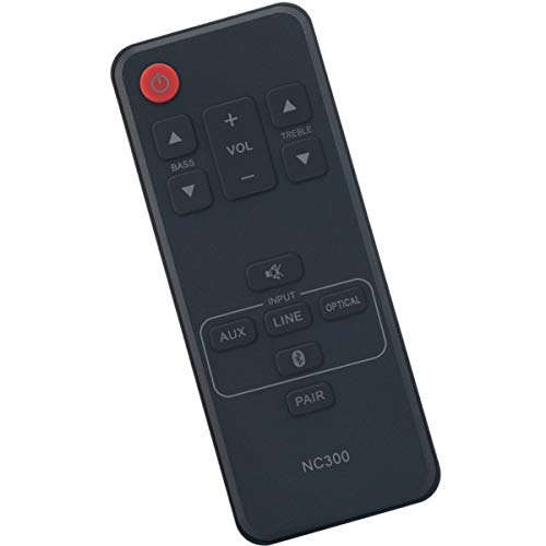 Image of NC300UH NC300 Sound Bar Replacement Remote Control Applicable for Sanyo Soundbar FWSB405F FWSB405FS