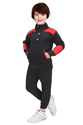 Image of K Fashion Collection Boys Winter Jacket and Pant Set | Full Sleeve (wntr-53-boys- )