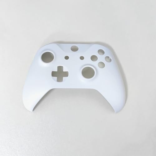 Image of Hzxkqmil Replacement Full Housing Shell Kit for Xbox One X /S Controller | DIY Faceplate Case Front Cover Back Shell Middle Frame Side Rails Buttons Accessories for Xbox One S /X Controller 1708, White