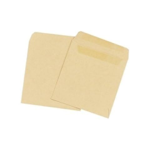 Quality Wage Envelope 108x102mm Plain Self-Seal (Pack of 50) - Manilla Cover