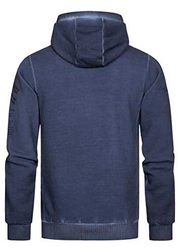 Sweat Homme Geographical Norway Molletonné avec Logo Brodé