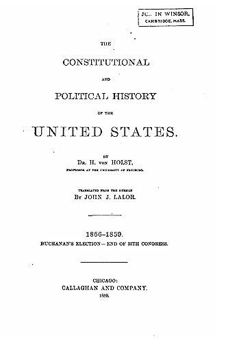 The constitutional and political history of the United States