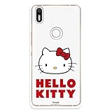 Personalaizer Funda Oficial Hello Kitty compatibe con Bq Aquaris X5 Plus - Silicona TPU Flexible Transparente con Diseño patrón sobre Rosa