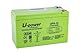 U-Power - Hermetische AGM-Blei-Säure-Batterie 9Ah 12V - Akkus Faston F2 6.3mm