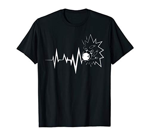 Bowling Heartbeat for Bowling Lovers and Players T-Shirt