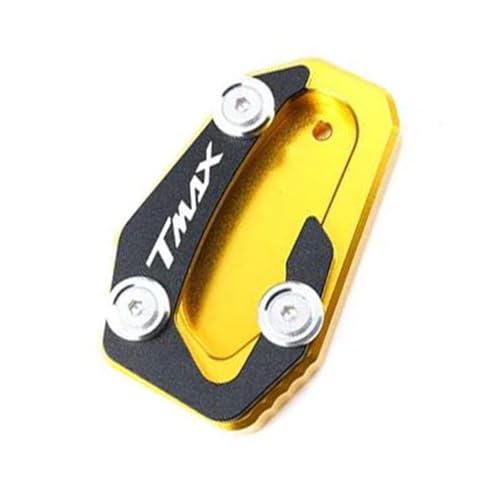 Rallonge béquille latérale CNC aluminium T-Max 530 560 plaque support élargisseur moto gold
