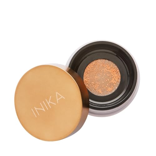 INIKA Loose Mineral Bronzer | Sunkissed Summer Glow from All-Natural Bronzing Powder. Blendable yet Rich Color. Shimmering Light Golden Bronzer Tone. Synthetic Free. Vegan Formula. Sunkissed 7g