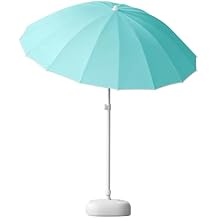 5.9ft Outdoor Patio Umbrella with Push Button Tilt and Crank,Outdoor Yard/Market Table Umbrella UV Protection & Water-Proof for Poolside Lawn GardenBlue
