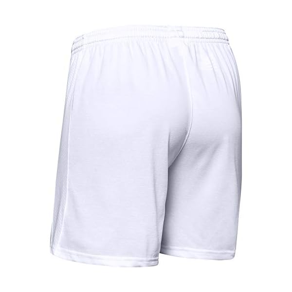 Under-Armour-Womens-Microthread-Match-Shorts Under Armour Women's Microthread Match Soccer Shorts , White (100)/Black , Medium