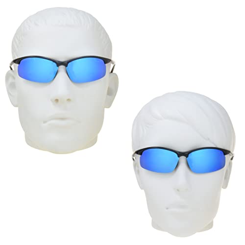 Prosport Polarized Sunglass Blue Mirror Men Women Ultra-Light Frame #TOP2