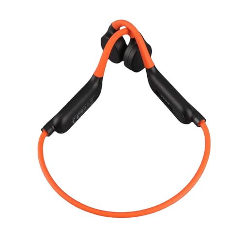 Walfront Auriculares de Conducción ósea, Auriculares Inalámbricos Ergonómicos con Reducción de Ruido, Resistentes Al Agua para Deportes Al Aire Libre y Desplazamientos Diarios