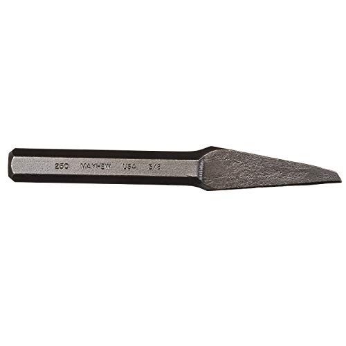 Image of Mayhew Tools 10504 Half Round Nose Chisel, 3 /8 inch, Black Oxide Finish