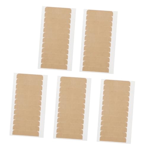SOESFOUFU 10 Sheets Hair Tape for Extensions Double Sided Adhesive Strips Material for Hair Extensions