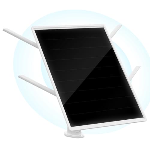 VERVERAY Outdoor WiFi Extender Signal Booster for Security Camera - (2nd Gen) Solar-Powered WiFi Repeater with Long Range | IP65 Waterproof Wi-Fi Access Point for Villa Farms Yards RVs & Campsites