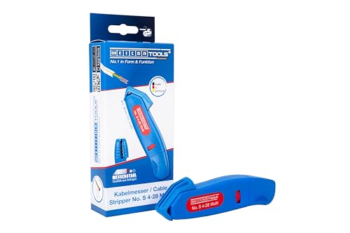 WEICON TOOLS Kabelmesser No. S 4-28 Multi | mit Abisolierfunktion im Gehäuse