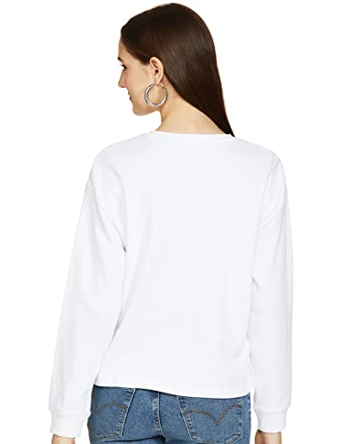 Image of Levi's Women's Cotton Regular Fit Styled Crew Neck Sweatshirt