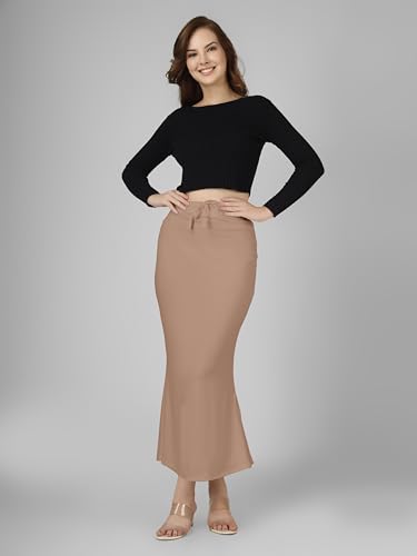 Image of Nexsus Stretchable Saree Shapewear | Petticoat for Women | Cotton Blended | Skirts for Women | Shape Wear Dress for Saree | Available in 80+ Colors and Plus Sizes
