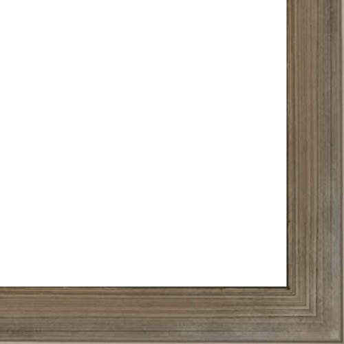 CountryArtHouse Canvas Floater Frame Moulding (Wood) 18ft bundle - Contemporary Silver Finish - 1.75