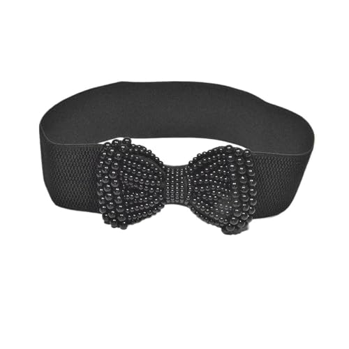 Ladies' Elastic Wide Belt With Multi-purpose Bow - Main Image