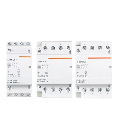 Contacteur modulaire 2P 40A pour automatiser le chauffage et cumulus sur rail Din