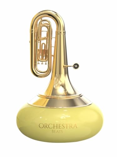 Orchestra Beats Perfume, Gold Tuba-Shaped Bottle, Unique Musical Instrument Design Fragrance 3.4oz Made in UAE image 2