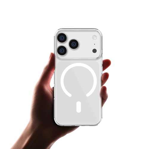 Image of GRIPP Aero Case Compatible with Mag-Safe for iPhone 17 Pro | 1.2mm Ultra-Slim, Anti-Yellowing, Anti-Slip Grip, Raised Edges, Scratch Resistant, Feather Light Transparent Back Cover - Clear