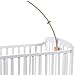 Livonir - Support Mobile Bébé en Bois très Haut [70 cm] Porte Mobile Bébé pour Table à Langer, Parc ou lit de Bébé I Potence Mobile Bébé en bois - Cadeau idéal pour les nouveaux parents