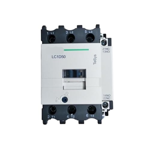 Contactor LC1D50Q7C 380V para evitar caídas de tensión y averías en motores de 50A