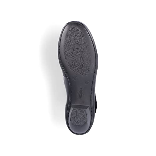 Rieker Women's Lugano Court Shoes Black 11.5 Medium #TOP6