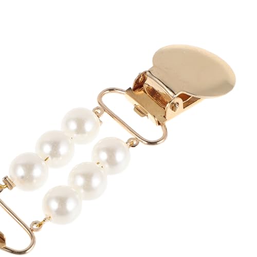Pince pour cardigan en perles fermoir rétro chic pour pull et robe - 3