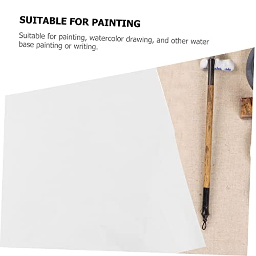 Abaodam 120 Folhas De Papel De Arroz Papel De Rolagem Pasta De Trabalho De Caligrafia De Papel Japon