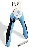 gonicc Dog Nail Clippers and Trimmers - with Safety Guard to Avoid Over Cutting, Free Nail File, Razor Sharp Blade - Professional Grooming Tool for Pets