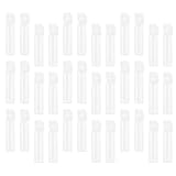HOMOCONO Probenfläschchen 50 Stück 1ml Nachfüllbare Glasfläschchen für Parfüm und...