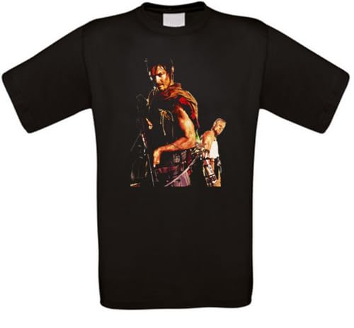 Daryl Dixon Merle Dixon - Camiseta, Negro , XL