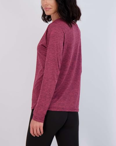 Real Essentials 4 Pack: Women's UPF 50+ Quick Dry Fit Sun Shirts Long Sleeve UV SPF Hiking Top Outdoor (Available in Plus)4