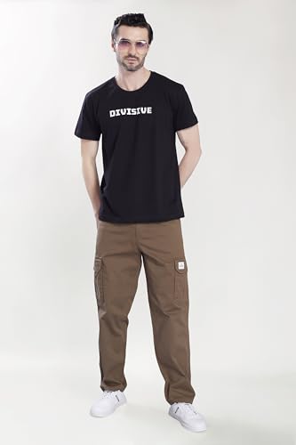Image of DIVISIVE Men's Loose Baggy Fit Cotton Cargo Pants