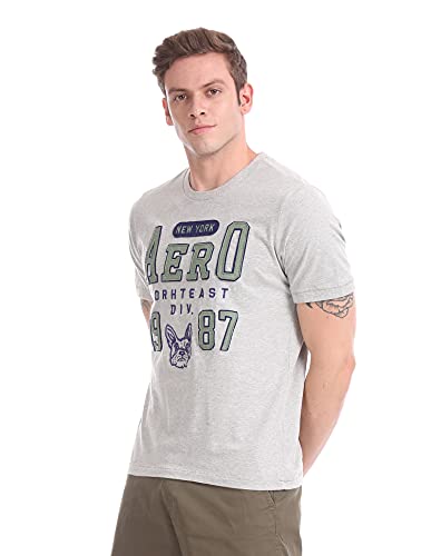 Image of AEROPOSTALE Men's Printed Regular Fit T-Shirt