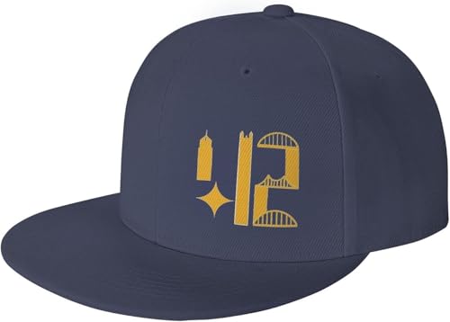 Pittsburgh Skyline 412 Adjustable Outdoor Baseball Hat Flat Hat