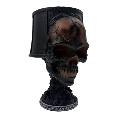Dayysiuy Lampe Crâne | Lampe De Bureau Décorative Crâne Halloween,Éclairage d'Ambiance Veilleuse Squelette, Décor Gothique Accessoires de Bureau pour...
